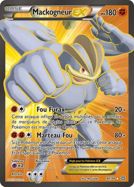 Mackogneur EX, carte Pokémon AOR 90 — extension Origines Antiques