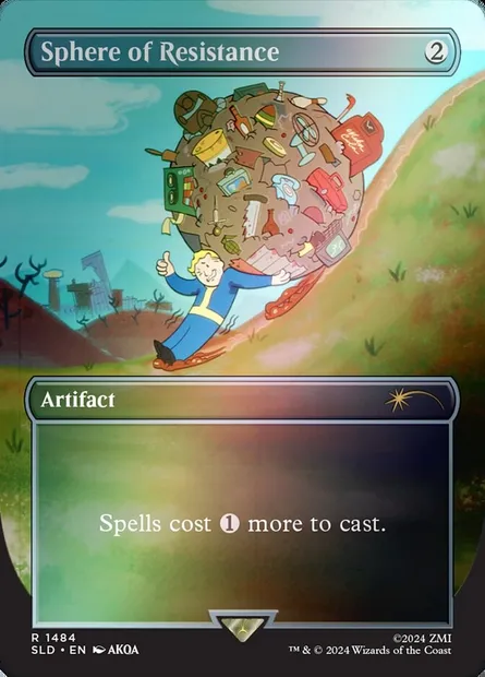 Sphere of Resistance, Magic card SLD 1484★ — Secret Lair Drop set