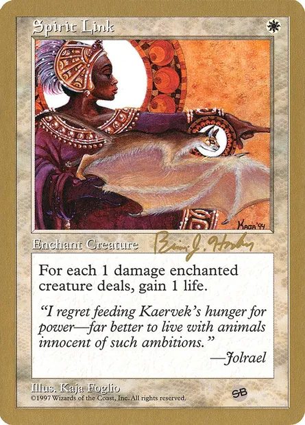 Liaison psychique, carte Magic WC98 bh64sb — extension World Championship Decks 1998