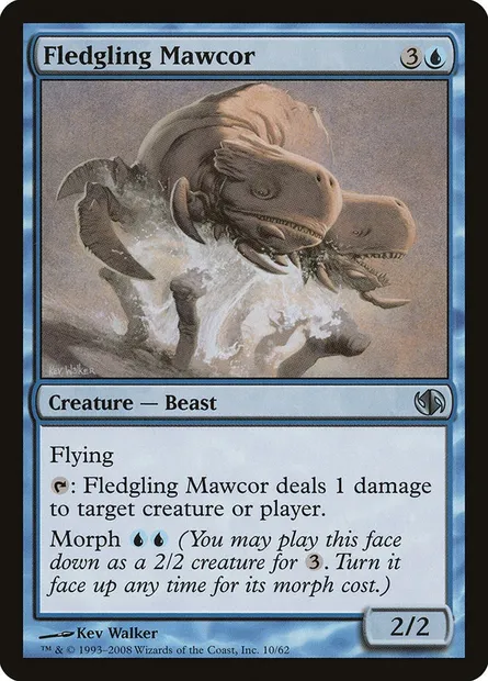 Fledgling Mawcor, Magic card DD2 10 — Duel Decks: Jace vs. Chandra set