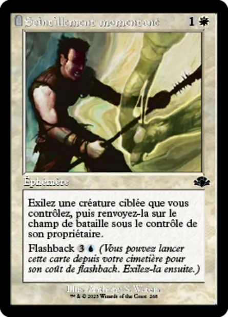 Scintillement momentané, carte Magic DMR 268 — extension Dominaria Remastered