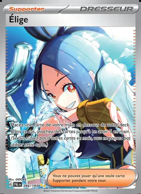 Élige, carte Pokémon PAL 266 — extension Évolutions à Paldea