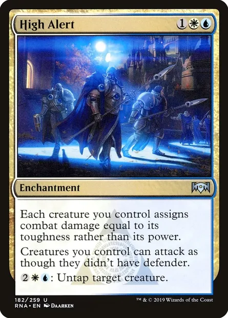High Alert, Magic card RNA 182 — Ravnica Allegiance set