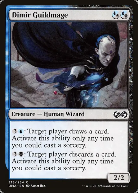Dimir Guildmage, Magic card UMA 213 — Ultimate Masters set