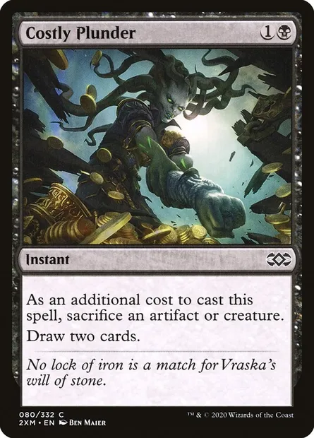 Costly Plunder, Magic card 2XM 80 — Double Masters set