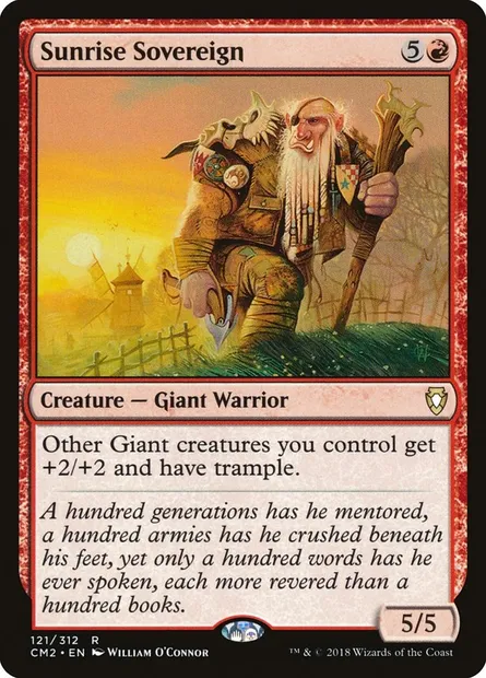 Sunrise Sovereign, Magic card CM2 121 — Commander Anthology Volume II set