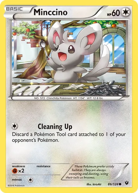 Minccino, Pokémon card FCO 86 — Fates Collide set