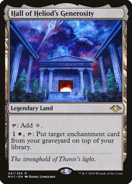 Hall of Heliod's Generosity, Magic card MH1 241 — Modern Horizons set