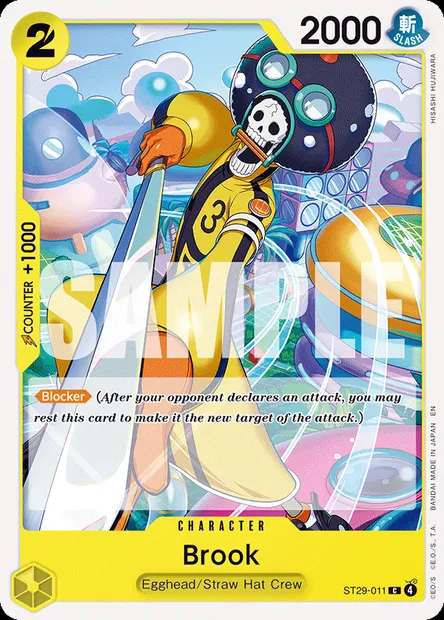 Brook, One Piece card ST29-011 — Egghead set
