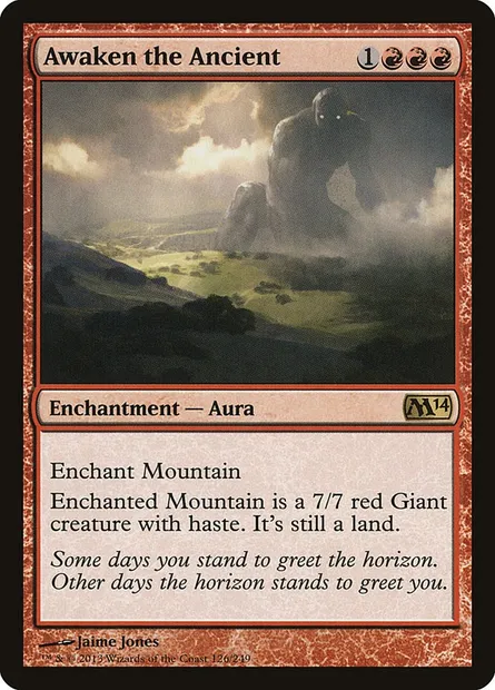 Awaken the Ancient, Magic card M14 126 — Magic 2014 set