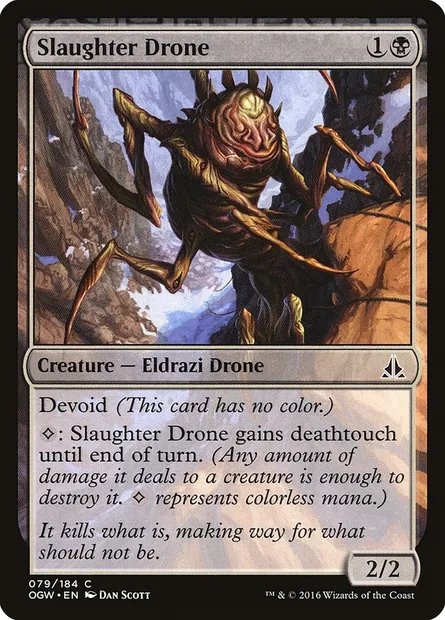Slaughter Drone, Magic card OGW 79 — Oath of the Gatewatch set