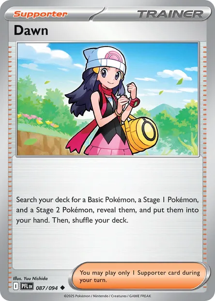 Dawn, Pokémon card PFL 087 — Phantasmal Flames set