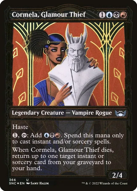 Cormela, Glamour Thief, Magic card SNC 366 — Streets of New Capenna set