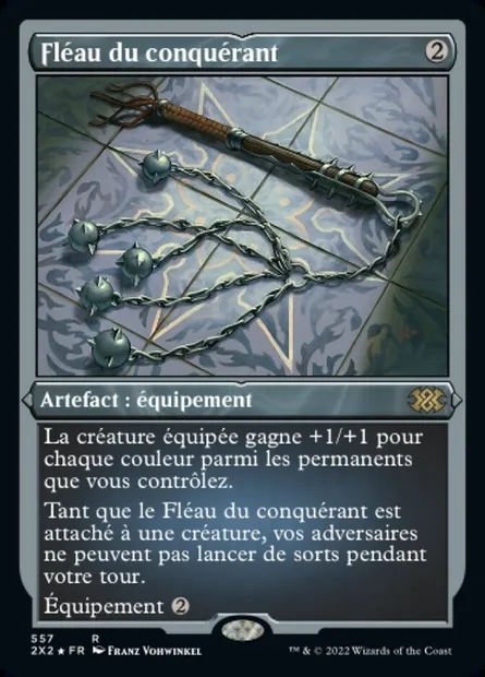 Fléau du conquérant, carte Magic 2X2 557 — extension Double Masters 2022