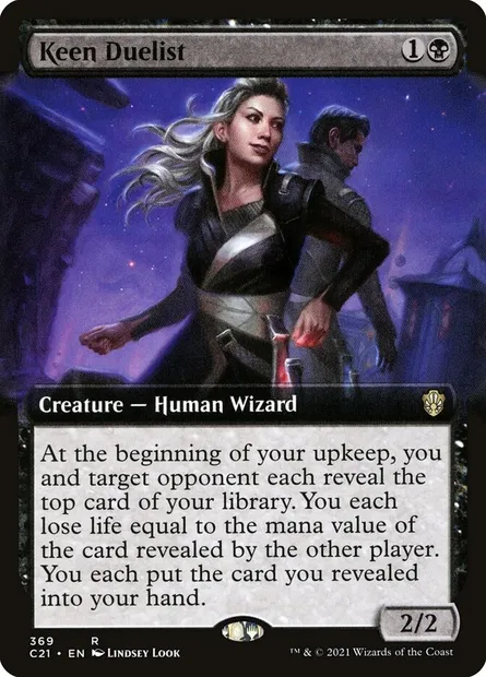 Keen Duelist, Magic card C21 369 — Commander 2021 set