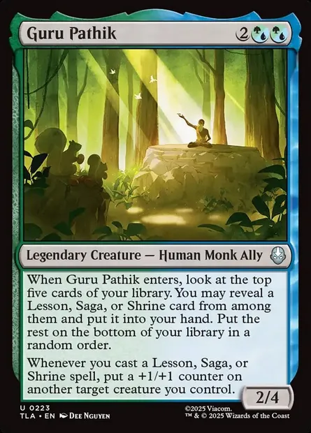 Guru Pathik, Magic card TLA 223 — Avatar: The Last Airbender set