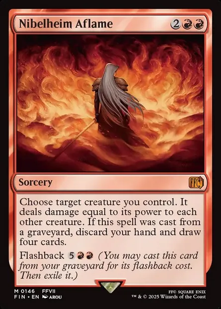 Nibelheim Aflame, Magic card FIN 146 — Final Fantasy set
