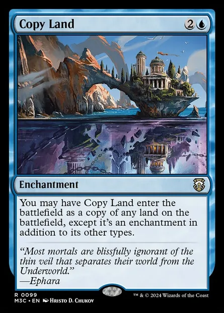 Copy Land, Magic card M3C 99 — Modern Horizons 3 Commander set