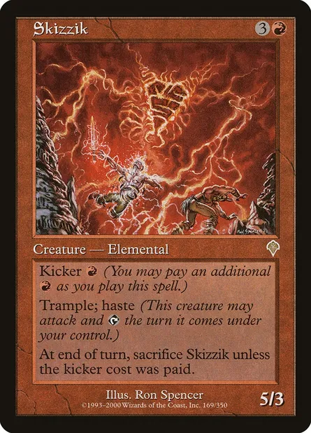 Skizzik, carte Magic INV 169 — extension Invasion
