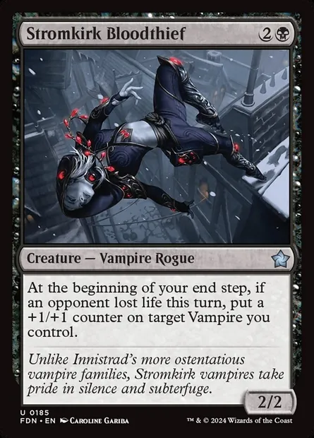 Stromkirk Bloodthief, Magic card FDN 185 — Foundations set