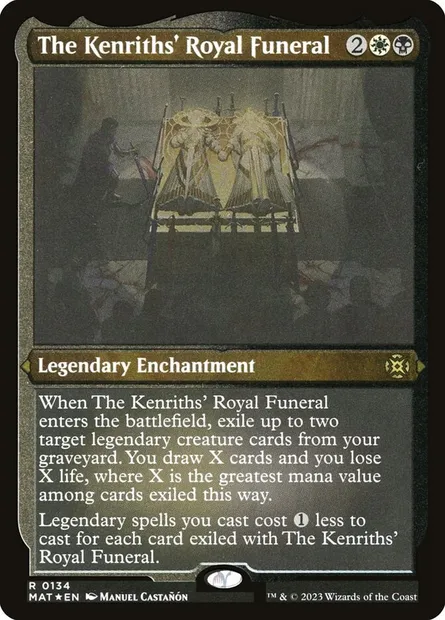 The Kenriths' Royal Funeral, Magic card MAT 134 — March of the Machine: The Aftermath set