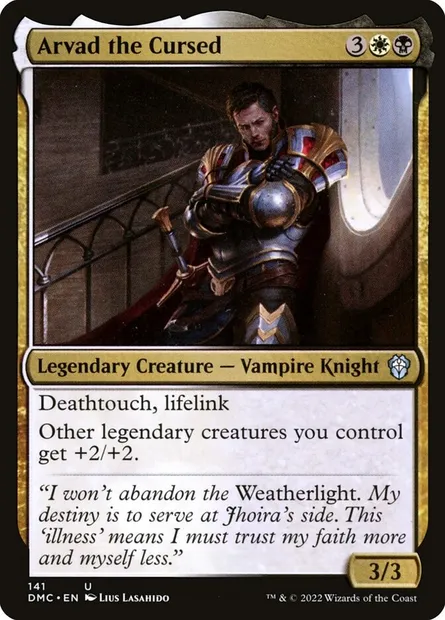 Arvad the Cursed, Magic card DMC 141 — Dominaria United Commander set