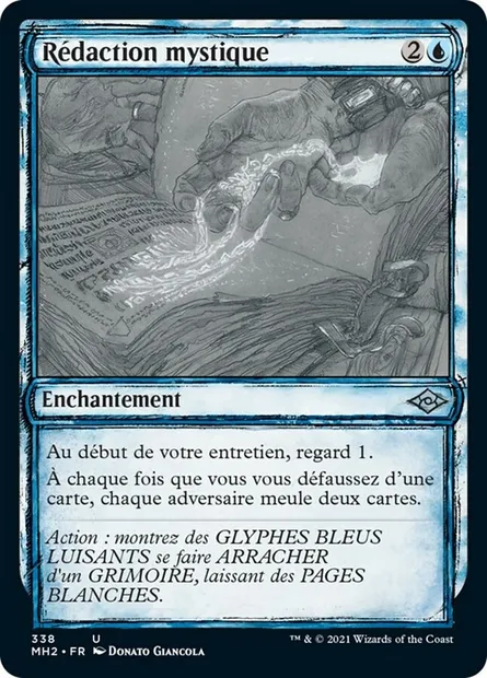 Rédaction mystique, carte Magic MH2 338 — extension Horizons du Modern 2