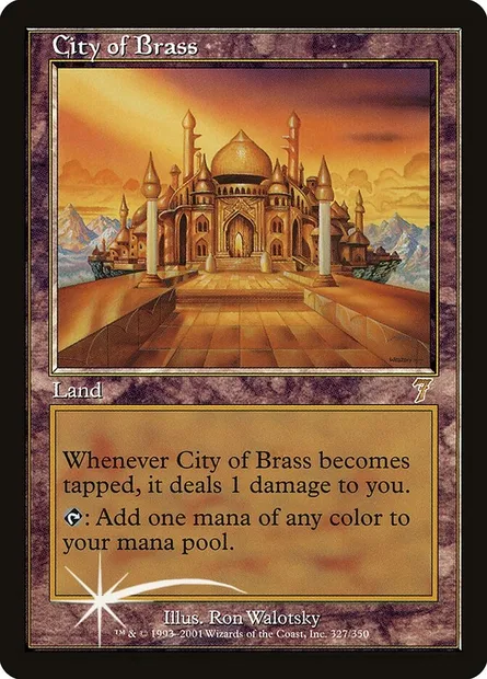 Cité d'airain, carte Magic 7ED 327★ — extension Septième Edition