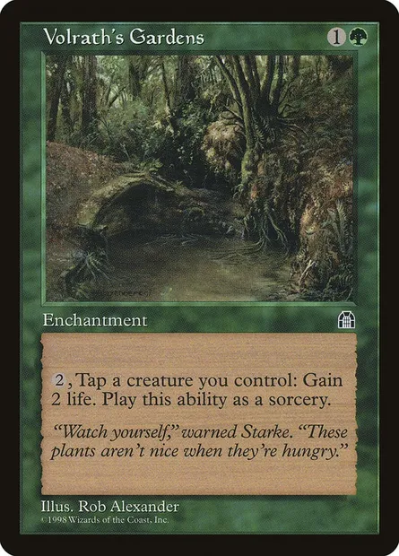 Volrath's Gardens, Magic card STH 124 — Stronghold set