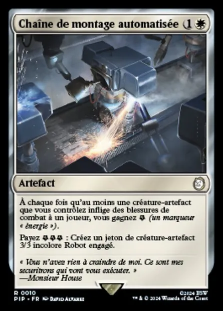 Chaîne de montage automatisée, carte Magic PIP 10 — extension Fallout