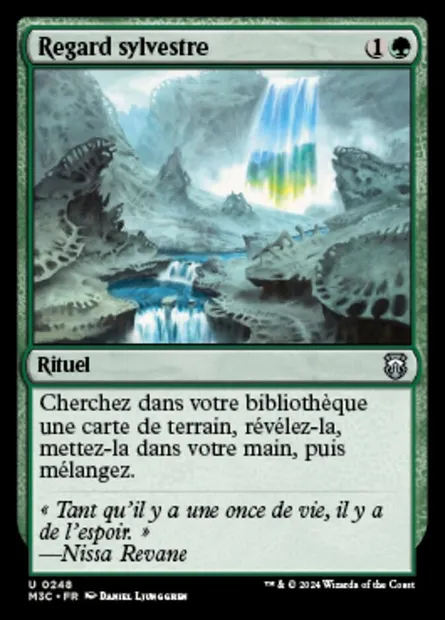 Regard sylvestre, carte Magic M3C 248 — extension Modern Horizons 3 Commander