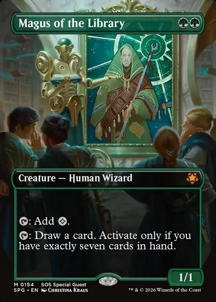 Magus of the Library, Magic card SPG 154 — Special Guests set