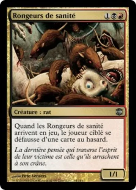 Rongeurs de sanité, carte Magic ARB 44 — extension La Renaissance d'Alara