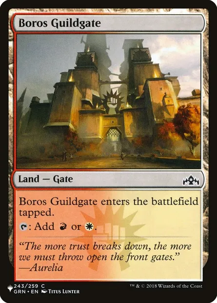 Boros Guildgate, Magic card PLST GRN-243 — The List set