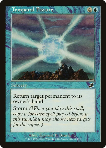Temporal Fissure, Magic card SCG 53 — Scourge set