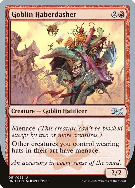 Goblin Haberdasher, Magic card UND 51 — Unsanctioned set