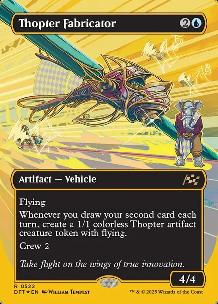 Thopter Fabricator, Magic card DFT 522 — Aetherdrift set