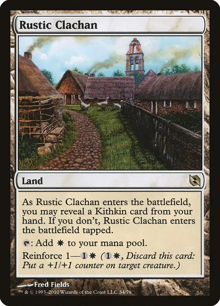 Rustic Clachan, Magic card DDF 34 — Duel Decks: Elspeth vs. Tezzeret set