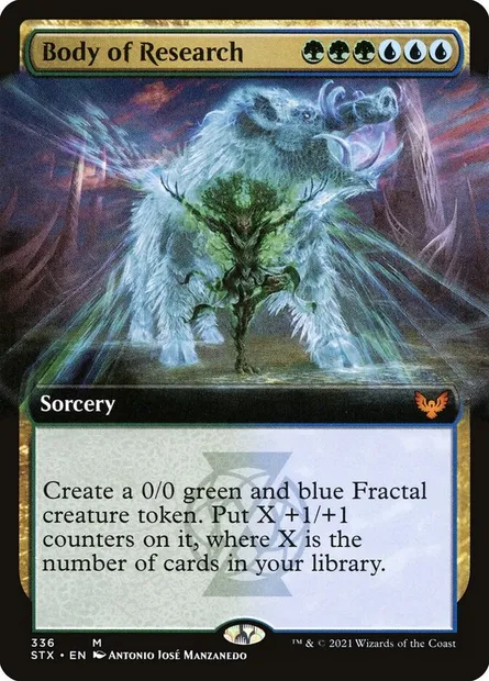 Body of Research, Magic card STX 336 — Strixhaven: School of Mages set