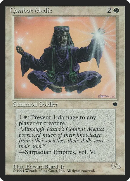 Combat Medic, carte Magic FEM 1a — extension Fallen Empires