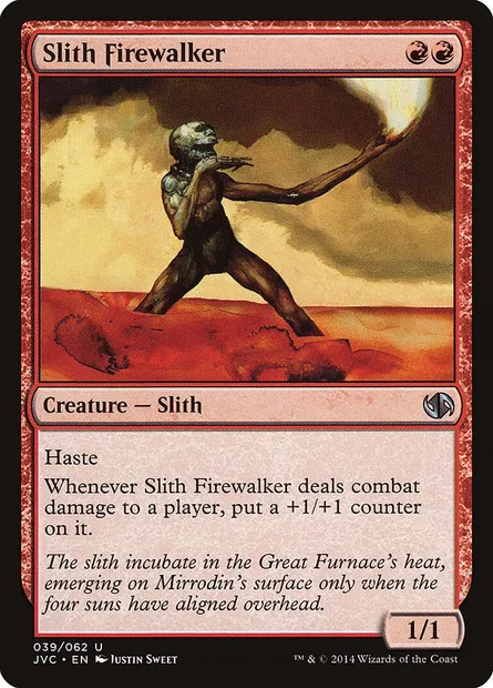 Marchefeu slith, carte Magic JVC 39 — extension Duel Decks Anthology: Jace vs. Chandra