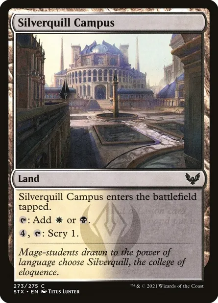 Silverquill Campus, Magic card STX 273 — Strixhaven: School of Mages set