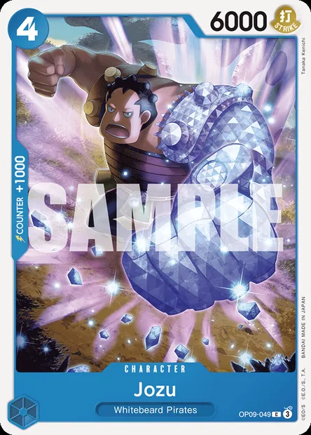 Jozu, One Piece card OP09-049 — EMPERORS IN THE NEW WORLD set