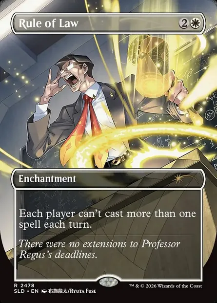 Autorité de la loi, carte Magic SLD 2478 — extension Secret Lair Drop