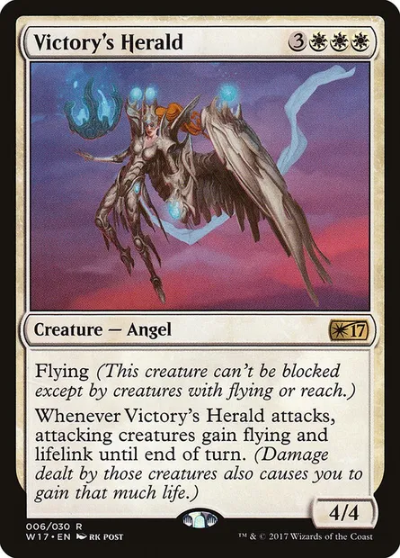 Victory's Herald, Magic card W17 6 — Welcome Deck 2017 set