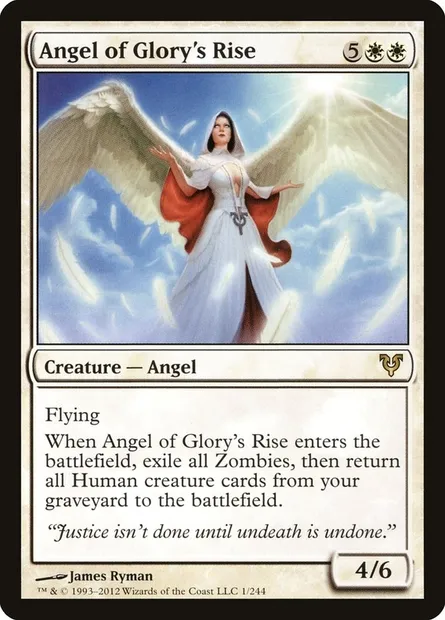 Angel of Glory's Rise, Magic card AVR 1 — Avacyn Restored set