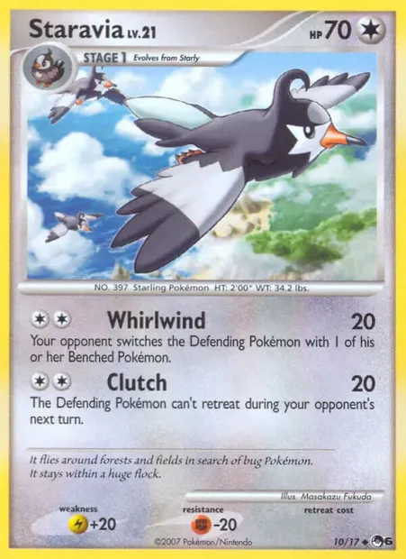 Étourvol, carte Pokémon P6 10 — extension POP Series 6