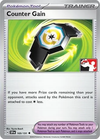 Counter Gain, Pokémon card PPS 169-5 — Play! Pokémon Prize Pack Series set