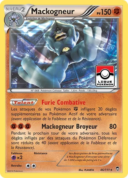 Mackogneur, carte Pokémon FFI 46 — extension Poings Furieux