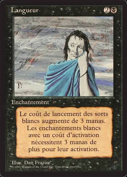 Gloom, Magic card FBB 113 — Foreign Black Border set